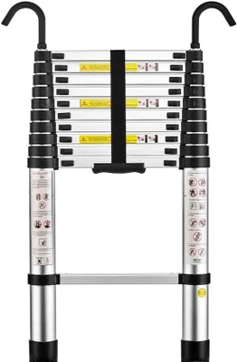 Obrázek produktu pro Hliníkový teleskopický zvedák s pracovní výškou – pro soukromé i profesionální použití – nosnost 150 kg