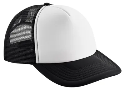 Immagine prodotto di Beechfield - Cappellino trucker per bambini FK1906 (taglia unica) (nero/bianco)