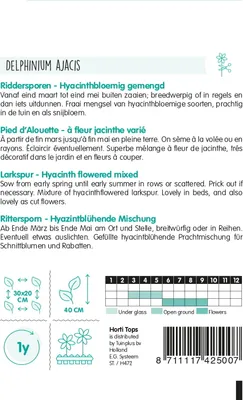 Produktbild von Samen - Rittersporn Hyazintblühende Mischung