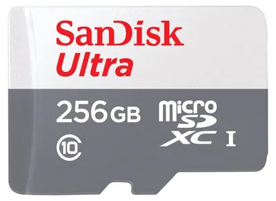 Productafbeelding van SanDisk Ultra® microSDHC™ UHS-I geheugenkaart + adapter – 256 GB