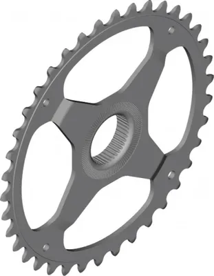 Image de Plateau SHIMANO SM-CRE50 44 dents - une transmission fiable pour les systèmes de vélos électriques
