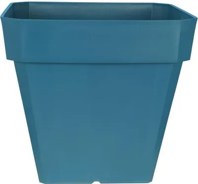 Obrázok produktu pre Kvetináč Riviera Soleilla, 49x49x45 cm, 65 litrov, štvorcový, plast, modrý