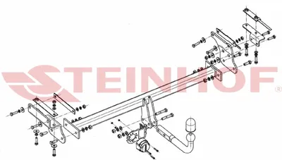 Produktbild von Z547336 Anhängerkupplung passend für NISSAN Qashqai 2014-11/2018 starr