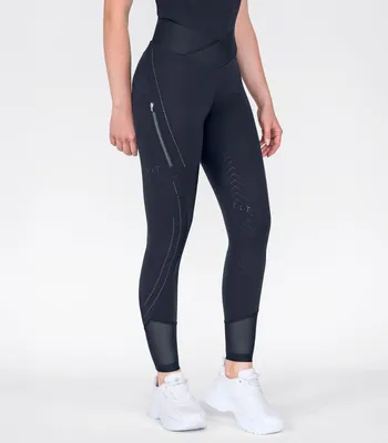Produktbild von Waldhausen ELT Reitleggings Pia tiefblau High Waist, Größe:40