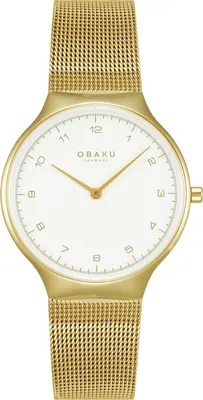 Image de Obaku Denmark V306LXGWMG montre en or