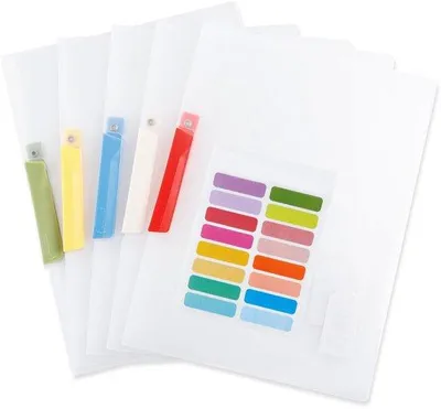 Immagine prodotto di Raccoglitore in plastica A4 resistente con targhetta porta-nome