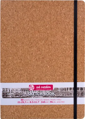 Produktbild von Talens Art Creation - Skizzenbuch Art Creation Kork 21x29,7cm 140gr 80 Blatt