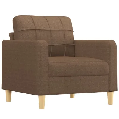 Image de Fauteuil Marron 60 cm Tissu