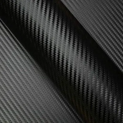 Produktbild von Autofolie Carbon Matt Schwarz 400 x 30 cm mit Schaber