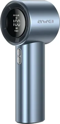 Produktbild von Awei F38 Mini-Handwindmühle blau
