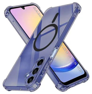 Obrázok produktu pre Techsuit - Shockproof Clear Silicone MagSafe kryt na Samsung Galaxy A25 5G - dymovo čierny
