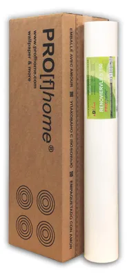 Produktbild von PROFHOME Renoviervlies 150 g Malervlies Anstrich-Vlies Vliestapete weiß 4 Rol.