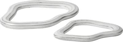 Produktbild von Broste Copenhagen NORDIC SAND Untersetzer 25x19cm Set2