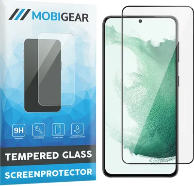 Product packaging and a screen protector on a phone.