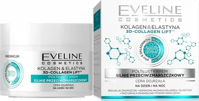 Obrázek produktu pro Eveline 3D Collagen & Elastín kolagenový denní a noční krém (50ml), 104433