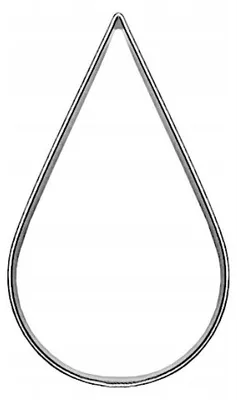 Produktbild von EkoForemki Tropfen Ausstecher Keksform 5,5 cm
