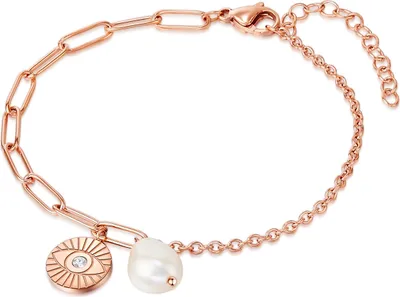 Produktbild von Valero Pearls Armband Edelstahl Preciosa Süßwasser-Zuchtperle 17,0 cm Basislänge + 3,0 cm Verlängerung 50100101