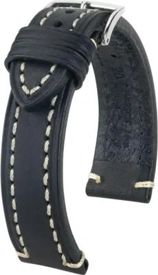 Immagine prodotto di Fascia da Polso Hirsch Liberty Artisan L Pelle Chiusa Nero 20mm