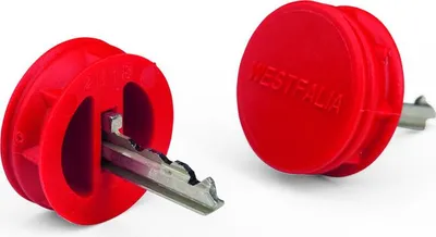 Produktbild von 2 Ersatzschlüssel 87 für abnehmbare Westfalia Anhängerkupplung 942001513287