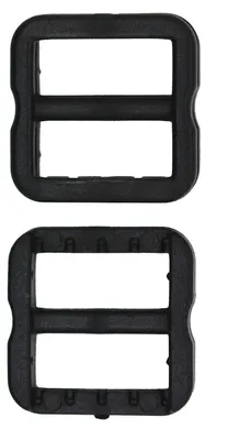 10 Kunststoff Regulatoren,A 17x17mm I 13x13mm schwarz