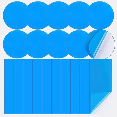 Obrázek produktu pro Záplaty na bazény 10 kusů Samolepicí záplaty na opravy PVC Záplaty na nafukovací matrace Záplaty na nafukovací bazény pro opravy nafukovacích člunů, kajaků, nafukovacích bazénů, vodních postelí Modou