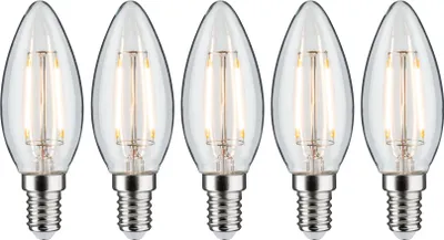 Image de Paulmann Bundle d'ampoules 5x LED Filament Bougie