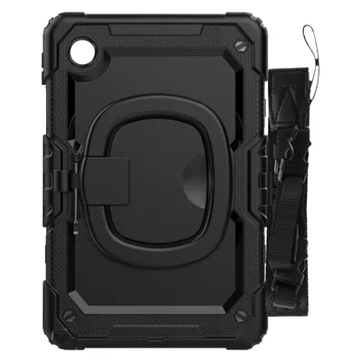 Produktbild von Avizar, Schutzhülle für Lenovo Tab M11 Stoßfest Drehgriff + Ständer, Schwarz