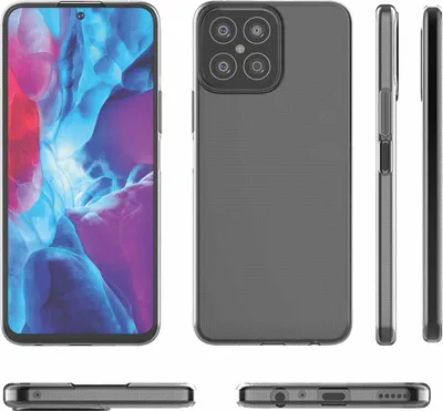 Image de Étui de protection en silicone transparent pour Honor X8 - TPU - Neuf