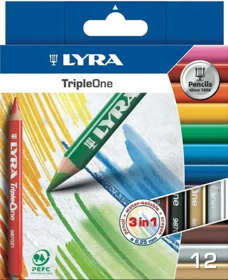Zdjęcie produktu dla Lyra TripleOne Zestaw kredek Mix 12 szt.