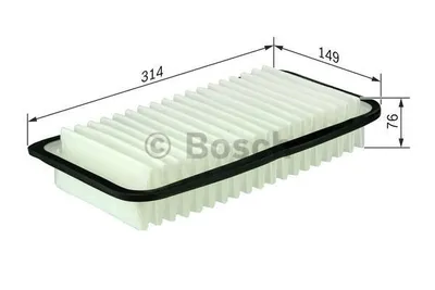 Produktbild von Bosch Luftfilter  F 026 400 143