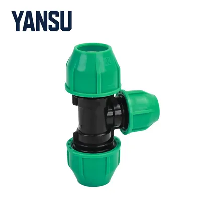 Produktbild von YANSU PE T-Stück Reduzierverbinder, PE Rohr Schnellverbinder für Garten 25*20 mm
