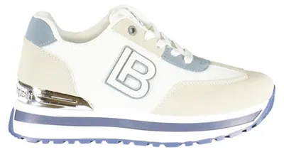 Produktbild von Eleganter Damensportschuh in Weiß mit Kontrastdetails und Applikation