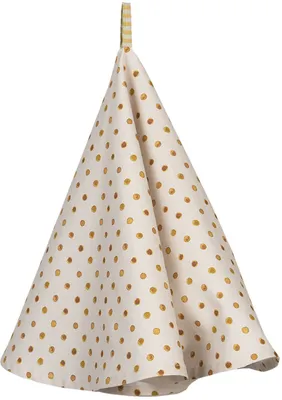 Produktbild von Küchentuch Baumwolle 80 cm beige Punktmuster Clayre & Eef LEL48