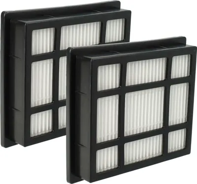 Produktbild von vhbw 2x Staubsaugerfilter Ersatz für Nilfisk für Staubsauger - HEPA-Filter Schwarz Weiß