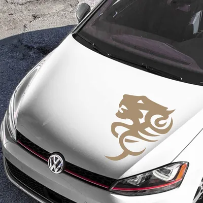 Produktbild von Aufkleber - Autoaufkleber "TigerTribal" 60cm x 42cm braun - Tuning Carystyling Heckscheibe Auto
