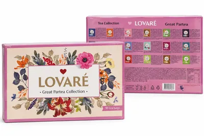 Image de LOVARÉ WINTER Great Partea coll. 155g (90 sachets, collection de thé)