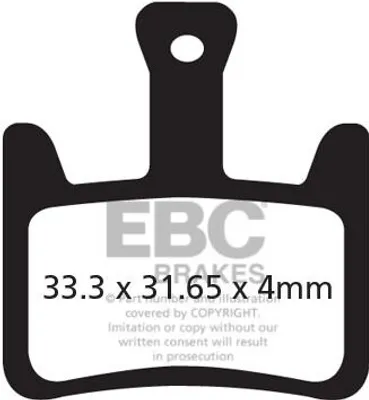 Image de CFA620HH - Plaquettes de frein vélo EBC Brakes (frittées)