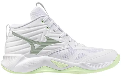 Obrázok produktu pre Mizuno Wave Momentum Pro Mid – dámske halové tenisky, biela, veľkosť EU 42 1/2. Dámske, biela, veľkosť EU 42 1/2