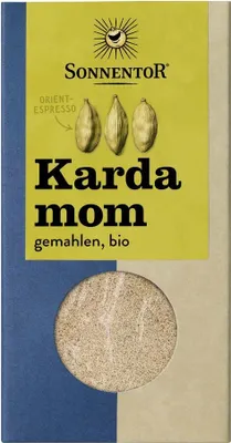 Produktbild von Sonnentor Kardamom gemahlen 50 g, Körnige Gewürze, 50 g, Kardamom, Box
