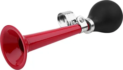 Obrázok produktu pre Klaksón na bicykel, klaksón Classic Clown Horn Squeeze Bugle Horn Air Twist Hooter pre deti dospelých Bike Cart Club Car, 2,2 palca (Rot)