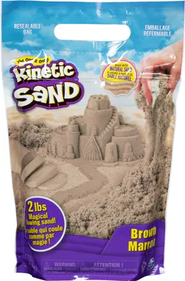 Produktbild von Kinetic Sand 907 g Nachfüllset Braun, Kinetischer Sand für Kinder, 3 Jahr(e), Braun