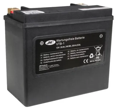 Immagine prodotto di Batteria JMT AGM VTB-1 V-Twin 12 V 20 Ah 320 A 175 x 87 x 155 mm