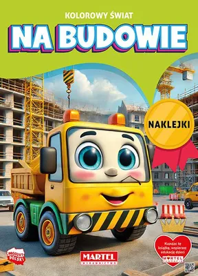 Produktbild von Na Budowie. Kolorowanka z naklejkami Kolorowy Świat