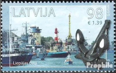 Produktbild von Briefmarken Lettland 2013 Mi 871 (kompl.Ausg.) postfrisch Häfen