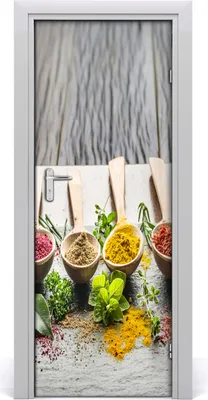 Produktbild von Tulup Türaufkleber 75x205 cm Dekorative Aufkleber Selbstklebend Wasserdichte Tapete Abnehmbar Schlafzimmer Wohnzimmer Wohnkultur - GEWüRZE