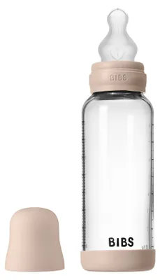 Productafbeelding van Bibs glazen babyfles, rond, 240 ml
