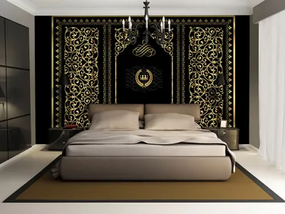 Produktbild von Vlies Fototapete 350x256 cm Tapeten Wandtapete XXL Ornament Krone f-A-0126-a-b