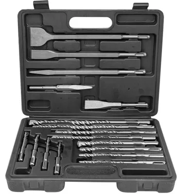 Produktbild von SDS-Set 17-teilig Hartmetallmeißel und -bohrer