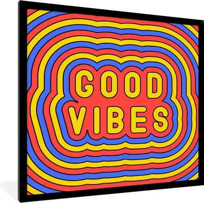 Produktbild von MuchoWow® MuchoWow® Gerahmtes Poster Zitat - Vintage - Retro 40x40 cm - Poster mit zchwarzem Bilderrahmen - Mit Rahmen - Wanddekoration Schlafzimmer