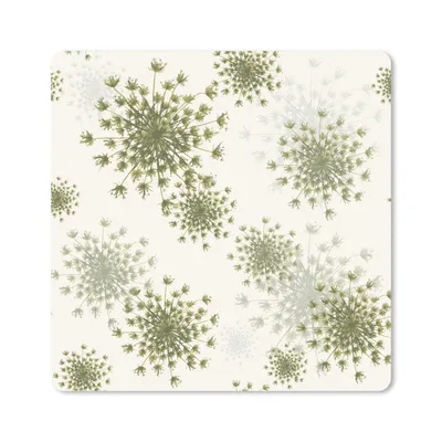 Produktbild von MuchoWow® Mauspad Mousepad Wilde Blumen - Muster - Saatgut 30x30 cm - Mousepads - Maus Mat - Pad - Mausunterlage - Gaming